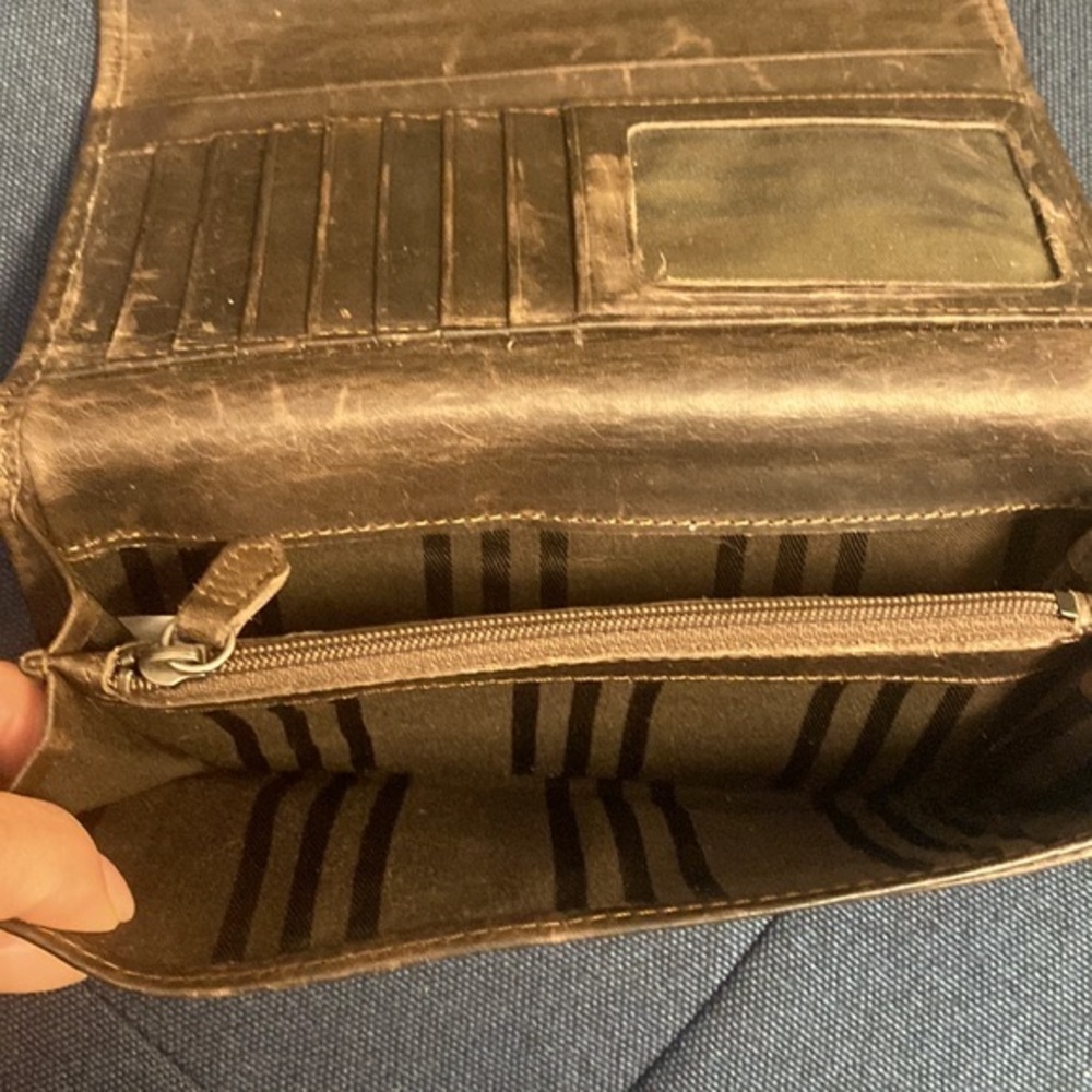 Frye Brown Leather Wallet - Picture 4 of 5